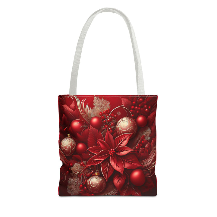 Holiday Red decorations Shopping Tote Bag, 3 sizes