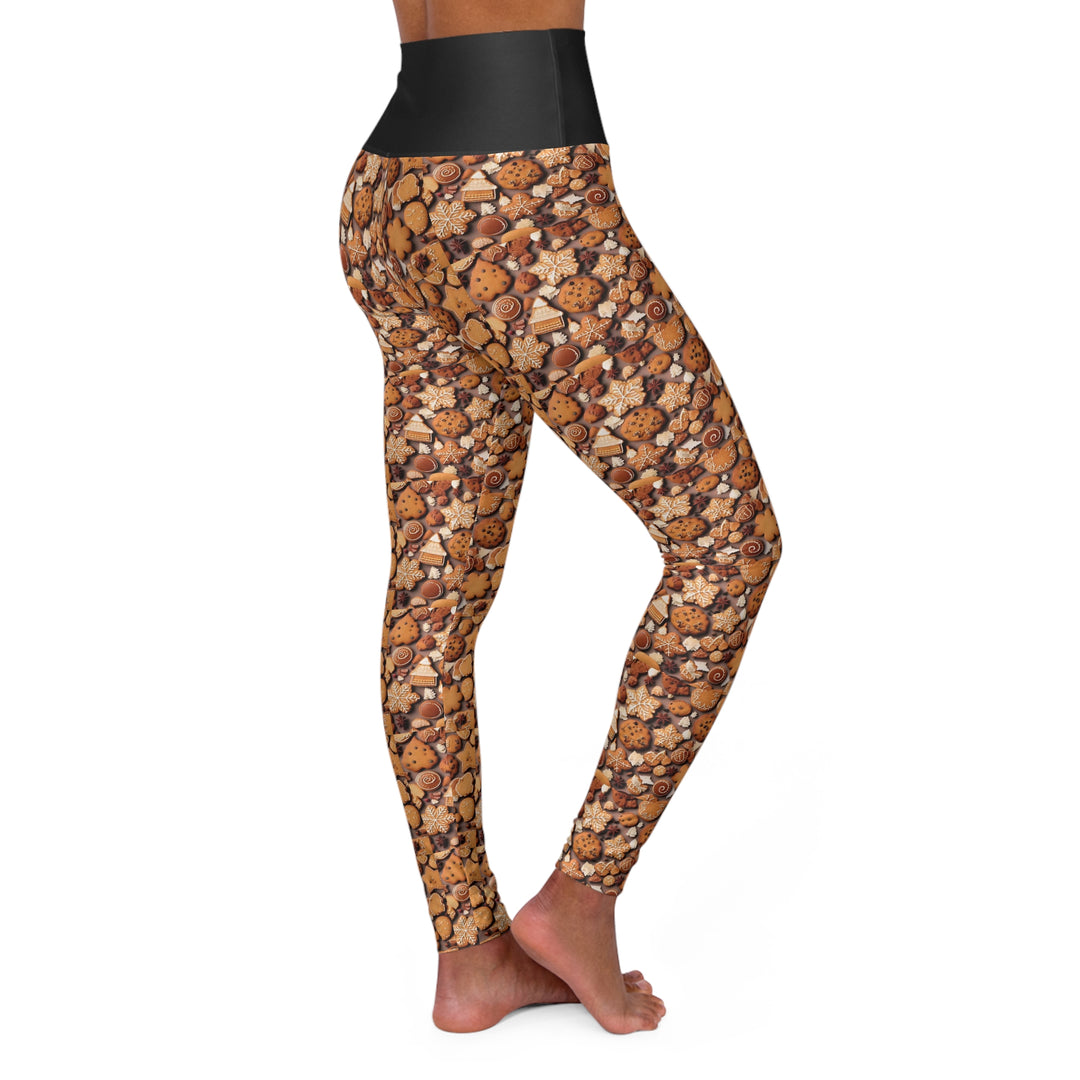Womans's Christmas Cookies High Waisted Yoga Leggings