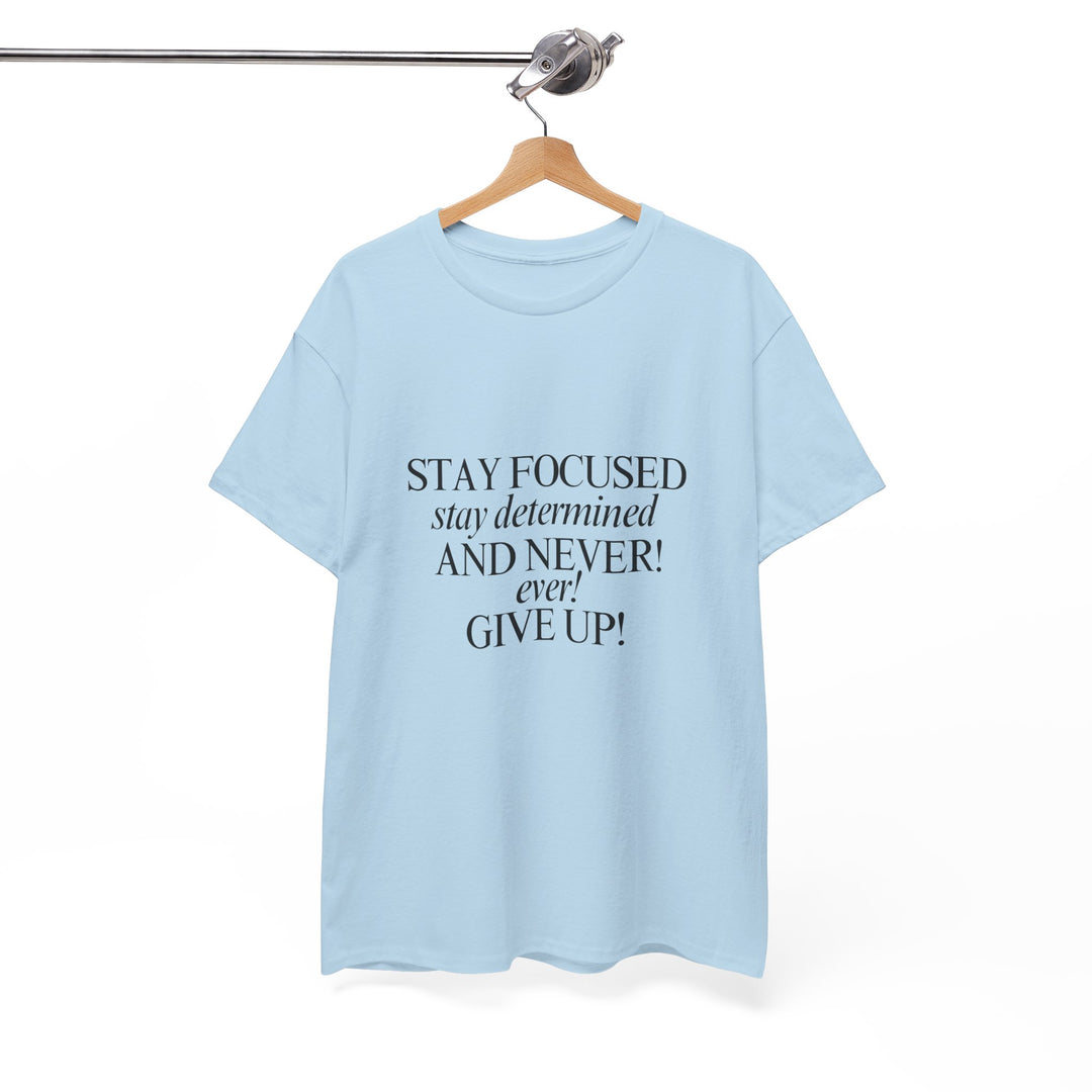 Never Give UP! T-shirt, Unisex, Christmas, 6 colors, 8 sizes