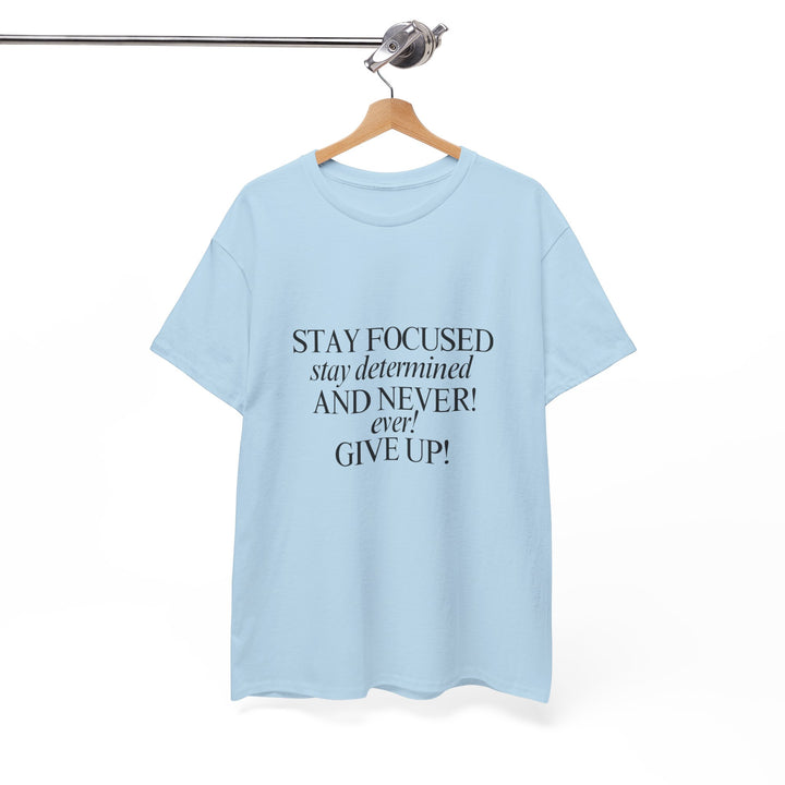 Never Give UP! T-shirt, Unisex, Christmas, 6 colors, 8 sizes
