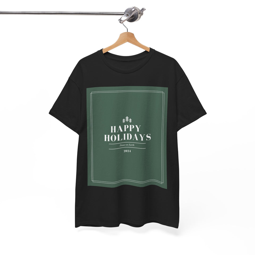 Happy Holidays T-shirt, Unisex, Christmas, 6 colors, 8 sizes