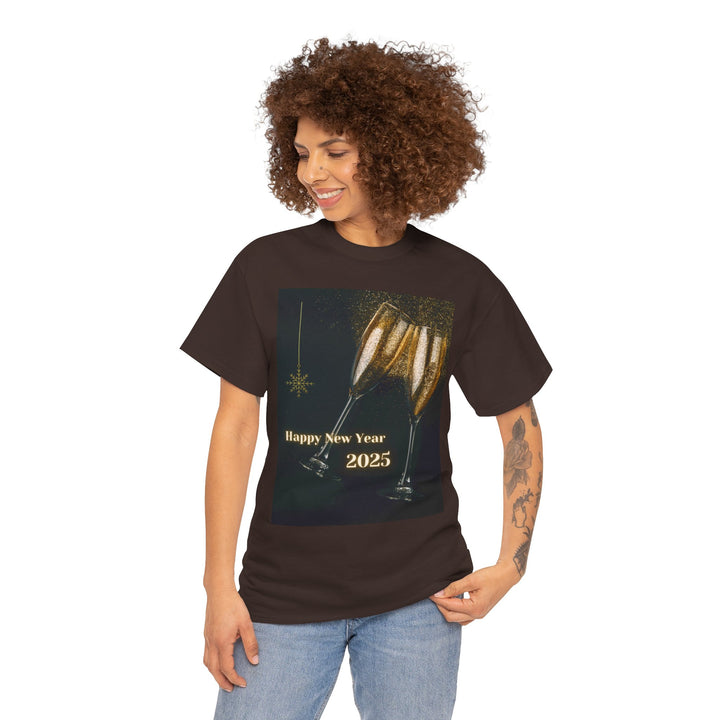 Happy New Year 2025 T-shirt, Unisex, Christmas, 8 colors, 8 sizes