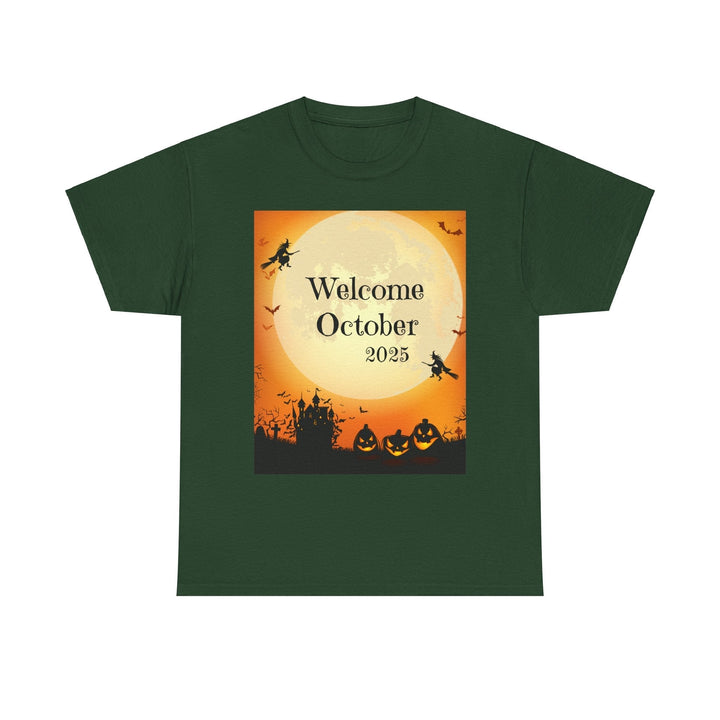 Hello Month of October 2025 T-shirt changing seasons