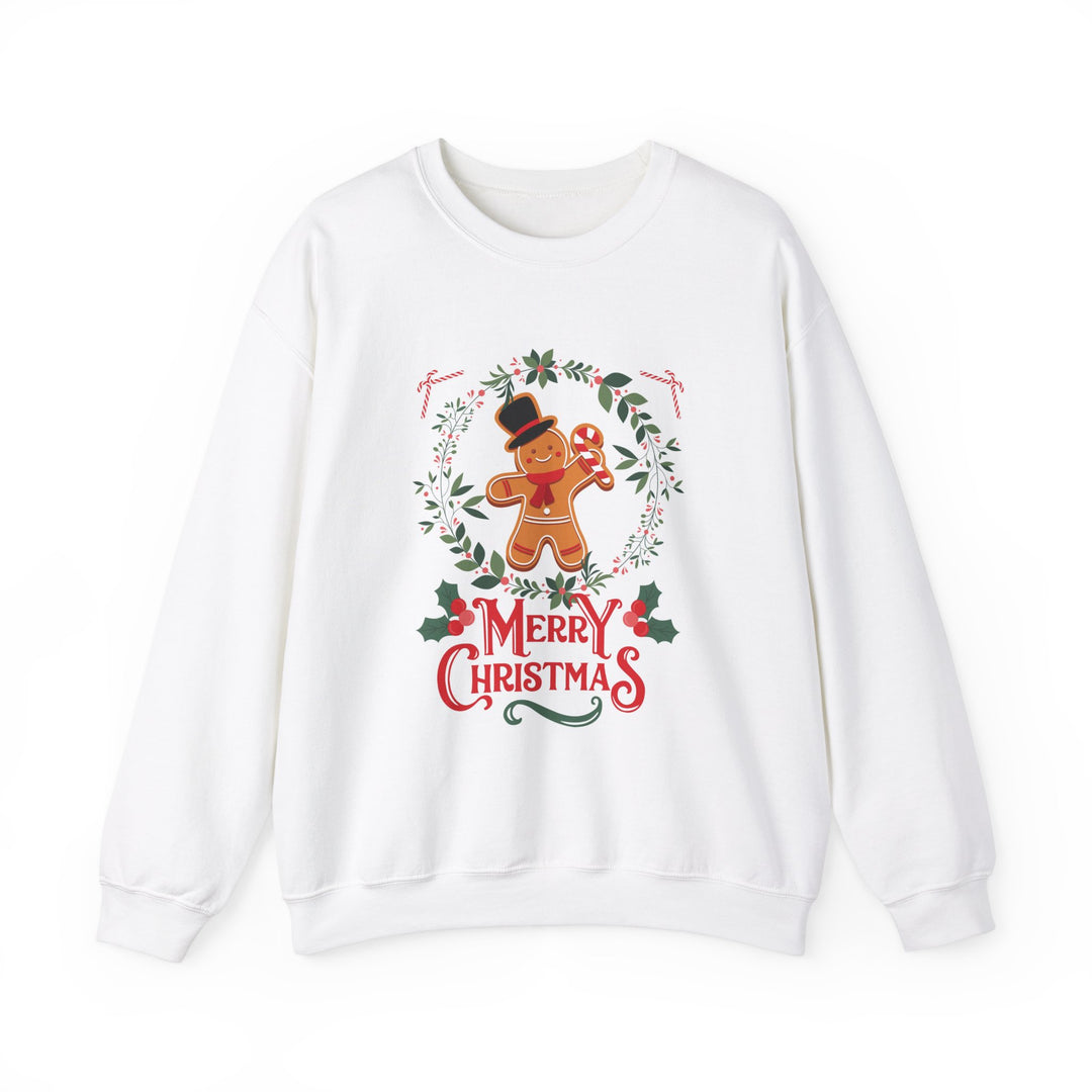 Gingerbread Man Sweatshirt, Crewneck, unique, heavy weight, available in 6 colors and 6 sizes