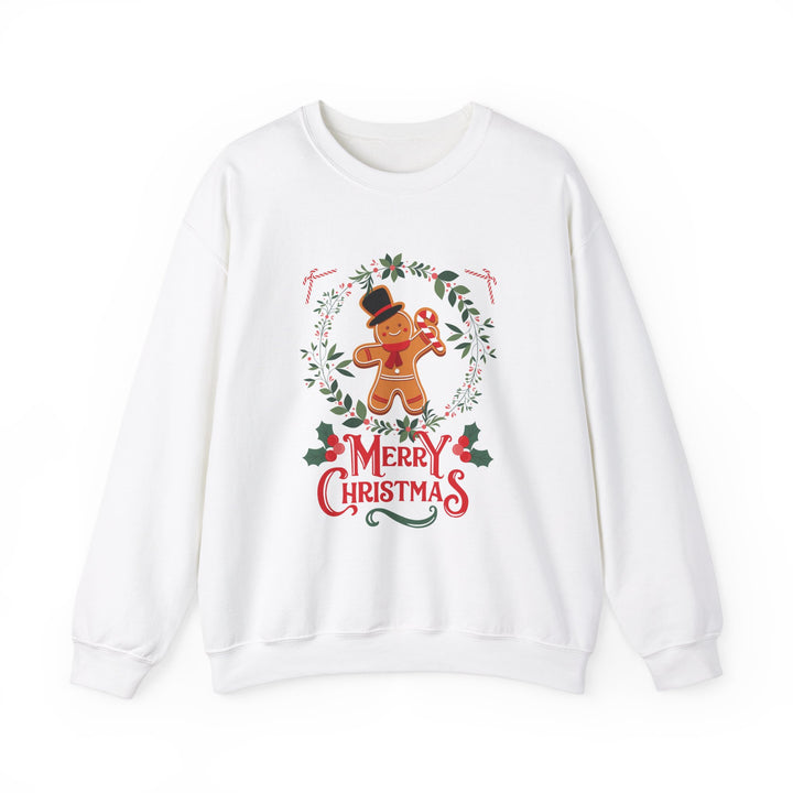 Gingerbread Man Sweatshirt, Crewneck, unique, heavy weight, available in 6 colors and 6 sizes