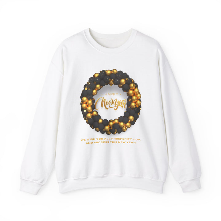 Black & Gold Wreath Sweatshirt, Crewneck, unique