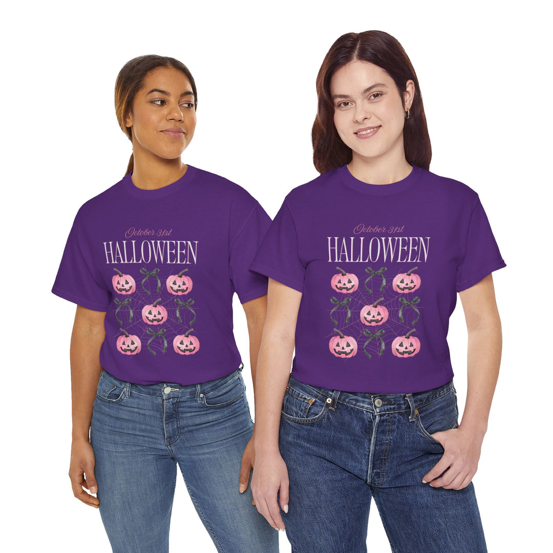 Halloween Coquette T-shirt, halloween, Colorful, unisex, 6 colors, 8 sizes