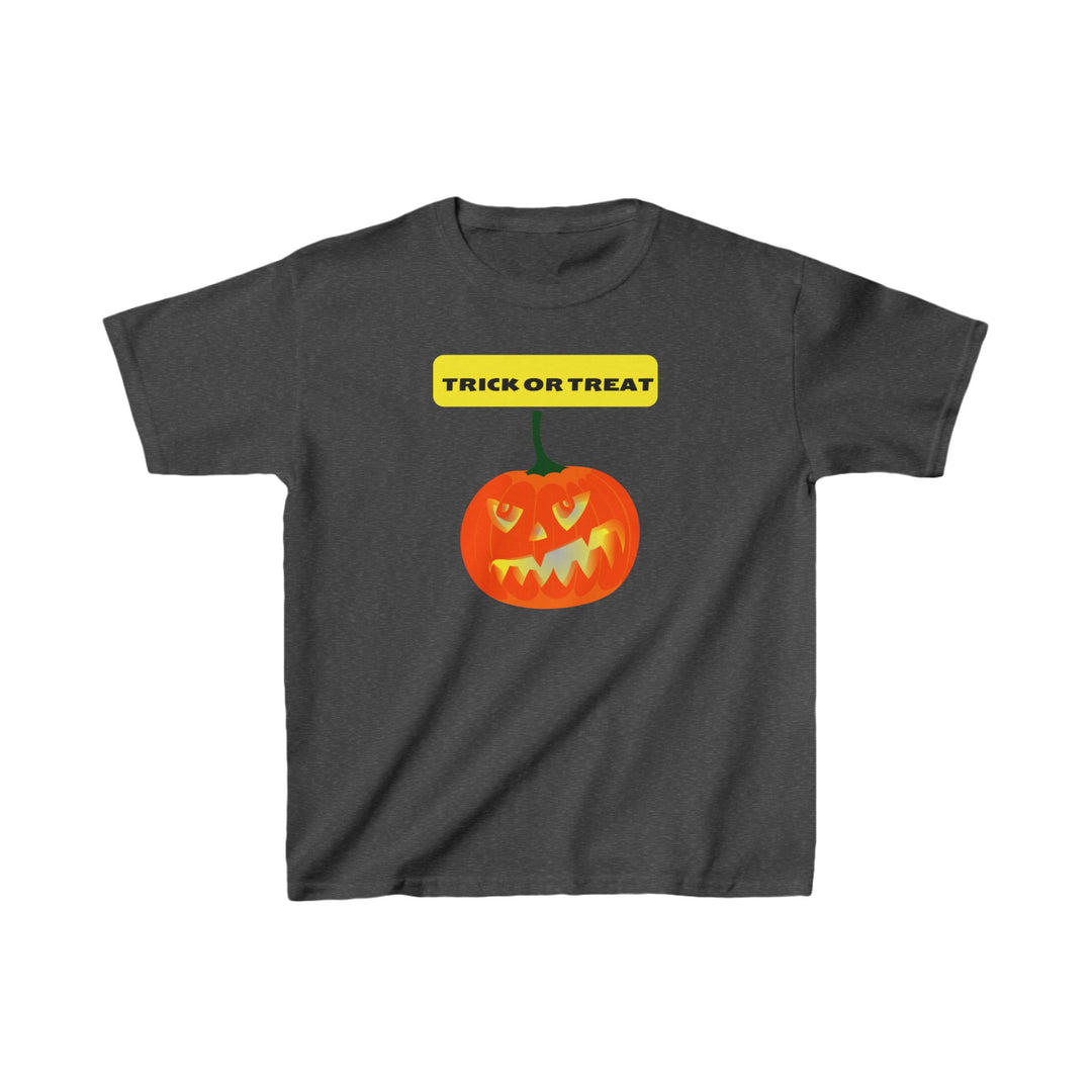 Halloween Angry Pumpkin Kids Heavy Cotton™ Tee, 5 colors, 5 sizes