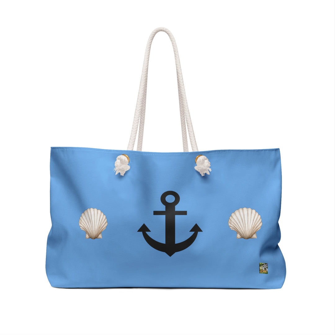 Blue 'Anchors Away' Summer Beach Bag - "Capture the Magic of Summer: a Beach Bag That Bring Back Memories of a day in the sun"