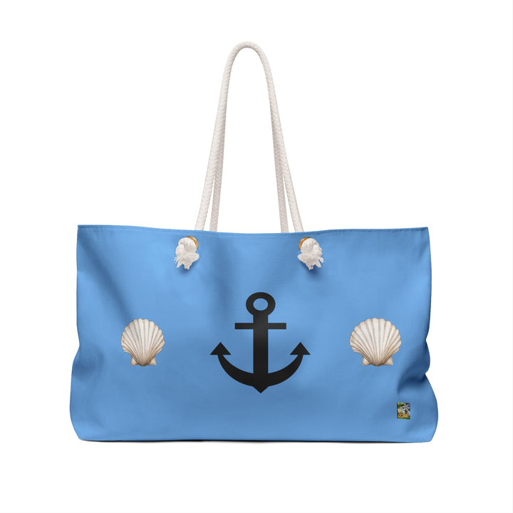 Blue 'Anchors Away' Summer Beach Bag - "Capture the Magic of Summer: a Beach Bag That Bring Back Memories of a day in the sun"