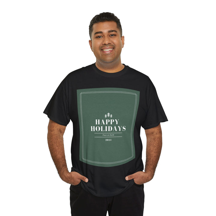 Happy Holidays T-shirt, Unisex, Christmas, 6 colors, 8 sizes