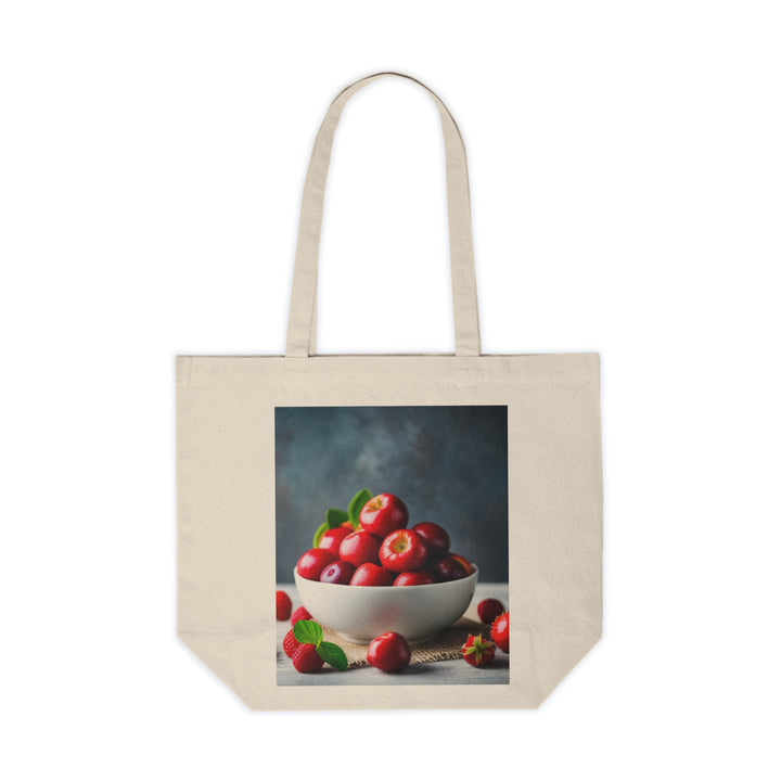 Bowl of Apples Canvas Shopping Bag - Perfect for carrying all for all your shopping purchases, Bagmasters tote bag, Eco-Friendly, Durable, and Stylish, Sixe:18 x 15, priced to sell