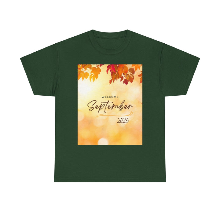 Hello Month of September 2025 T-shirt changing seasons