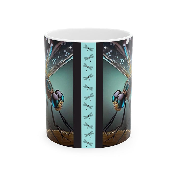 Dragonfly 11oz,15oz Ceramic Mug, Unique Design, great Gift Idea, create Home Brew Joy