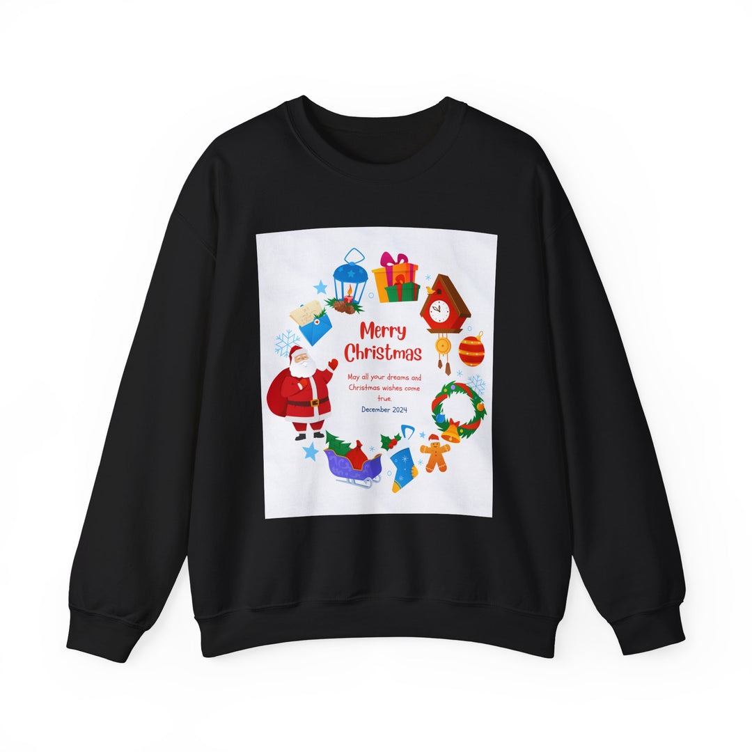 Christmas Sweatshirt, Crewneck, unique, heavy weight, available in 5 colors and 6 sizes