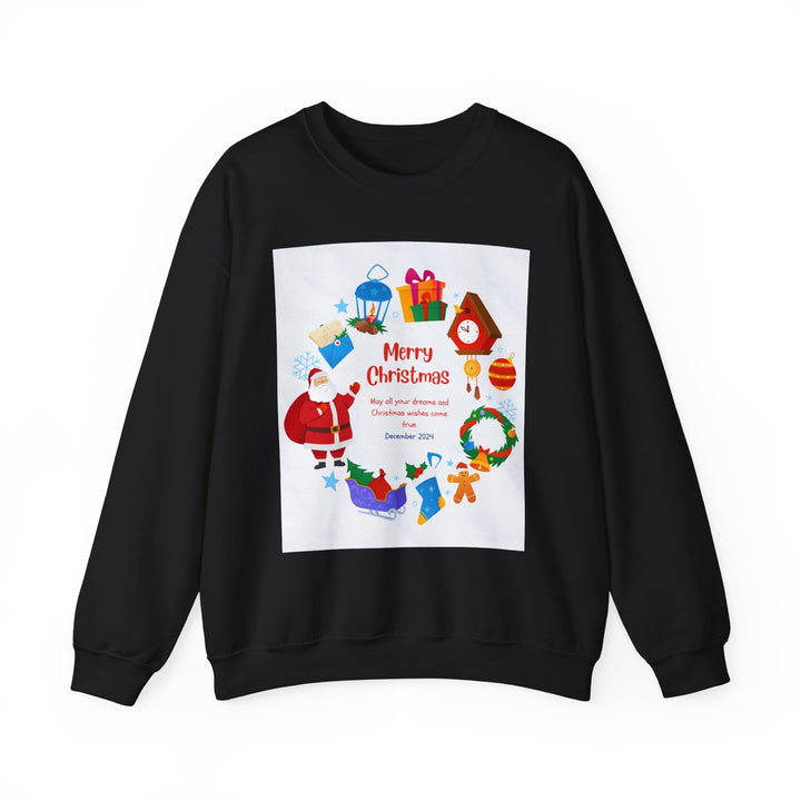 Christmas Sweatshirt, Crewneck, unique, heavy weight, available in 5 colors and 6 sizes