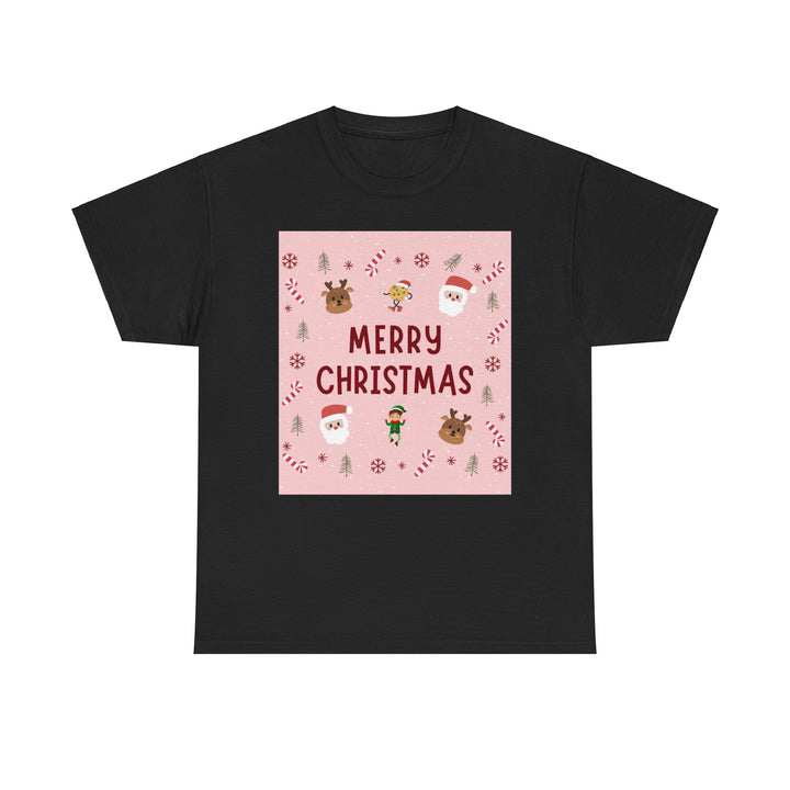 Merry Christmas & Candy Canes T-shirt, Unisex, Christmas, 10 colors, 8 sizes