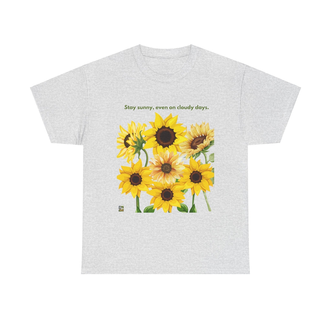 Sunflower Days Heavy T-shirt Cheerful Bright up-lifting unisex