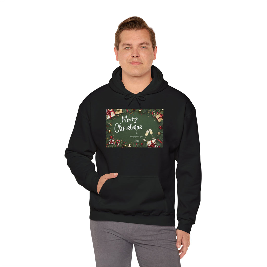 Merry Christmas Hooded Sweatshirt, 6 colors, 6 sizes, TicTok, Unisex