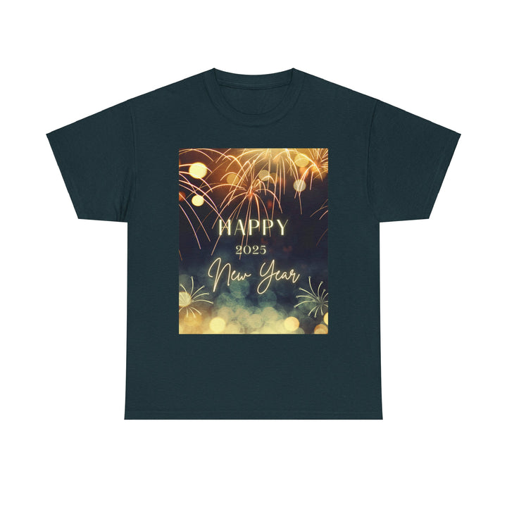 Happy 2025 New Years T-shirt, Unisex, Christmas, 8 colors, 8 sizes