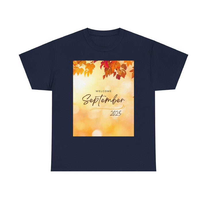 Hello Month of September 2025 T-shirt changing seasons