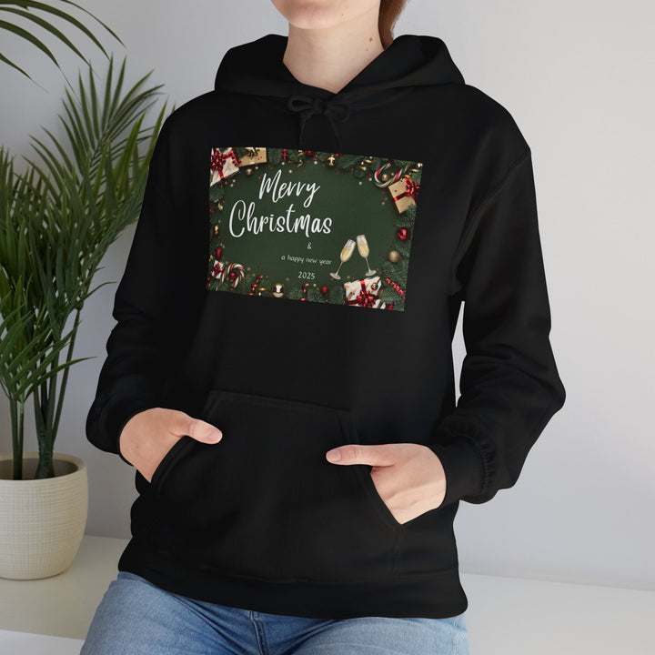 Merry Christmas Hooded Sweatshirt, 6 colors, 6 sizes, TicTok, Unisex
