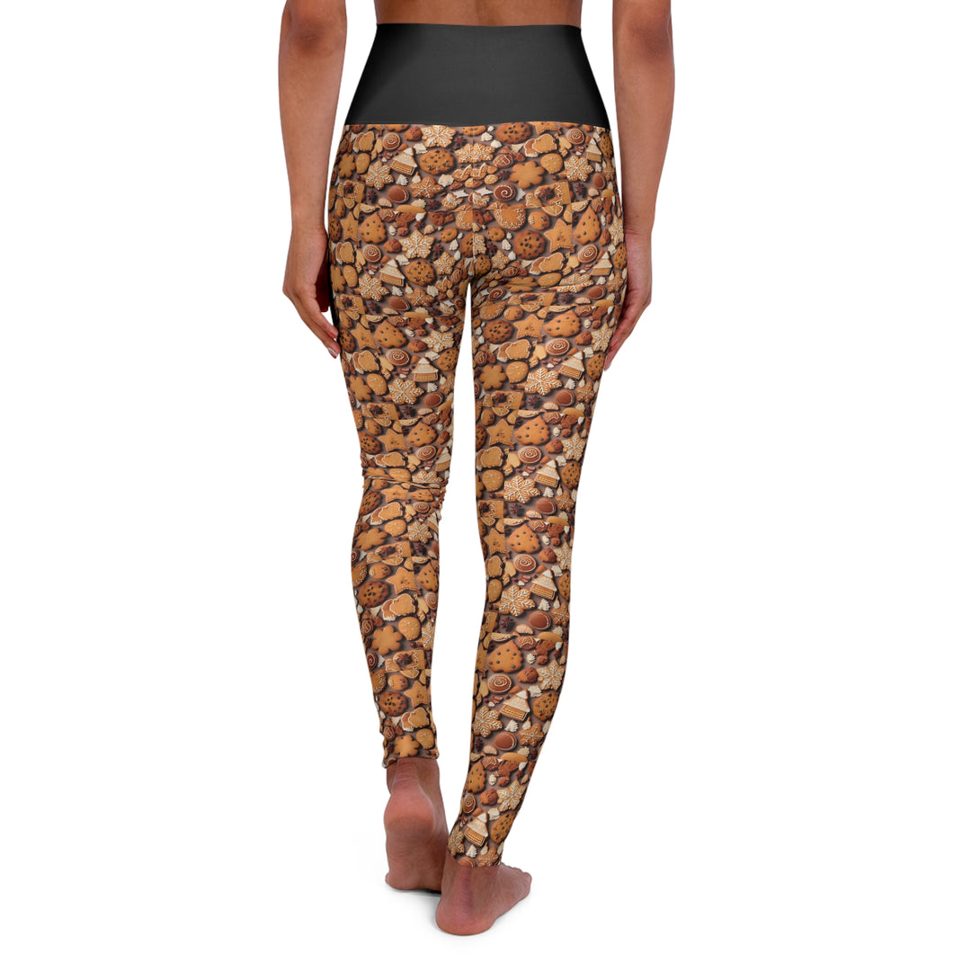 Womans's Christmas Cookies High Waisted Yoga Leggings