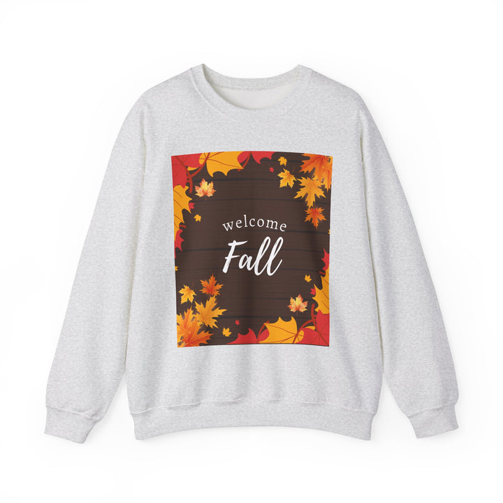 Fall Sweatshirt, Crewneck, unique, heavy weight, available in 5 colors and 6 sizes