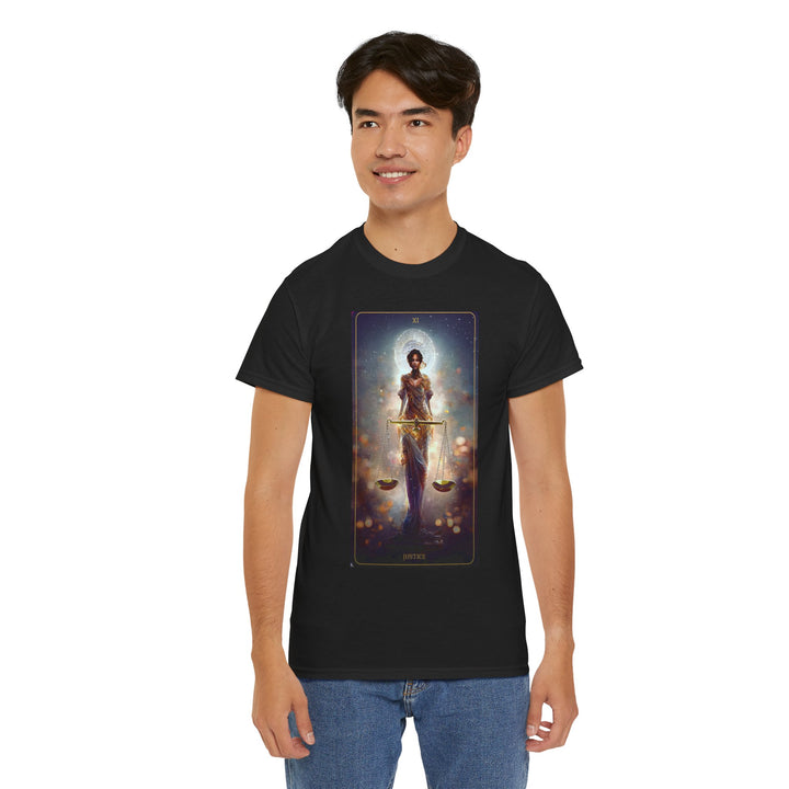 Justice T-shirt, 4 colors, 8 sizes