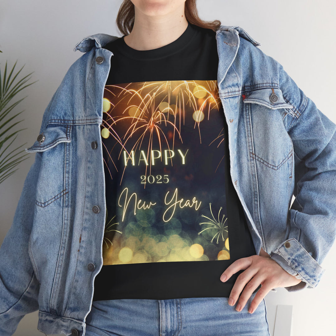 Happy 2025 New Years T-shirt, Unisex, Christmas, 8 colors, 8 sizes