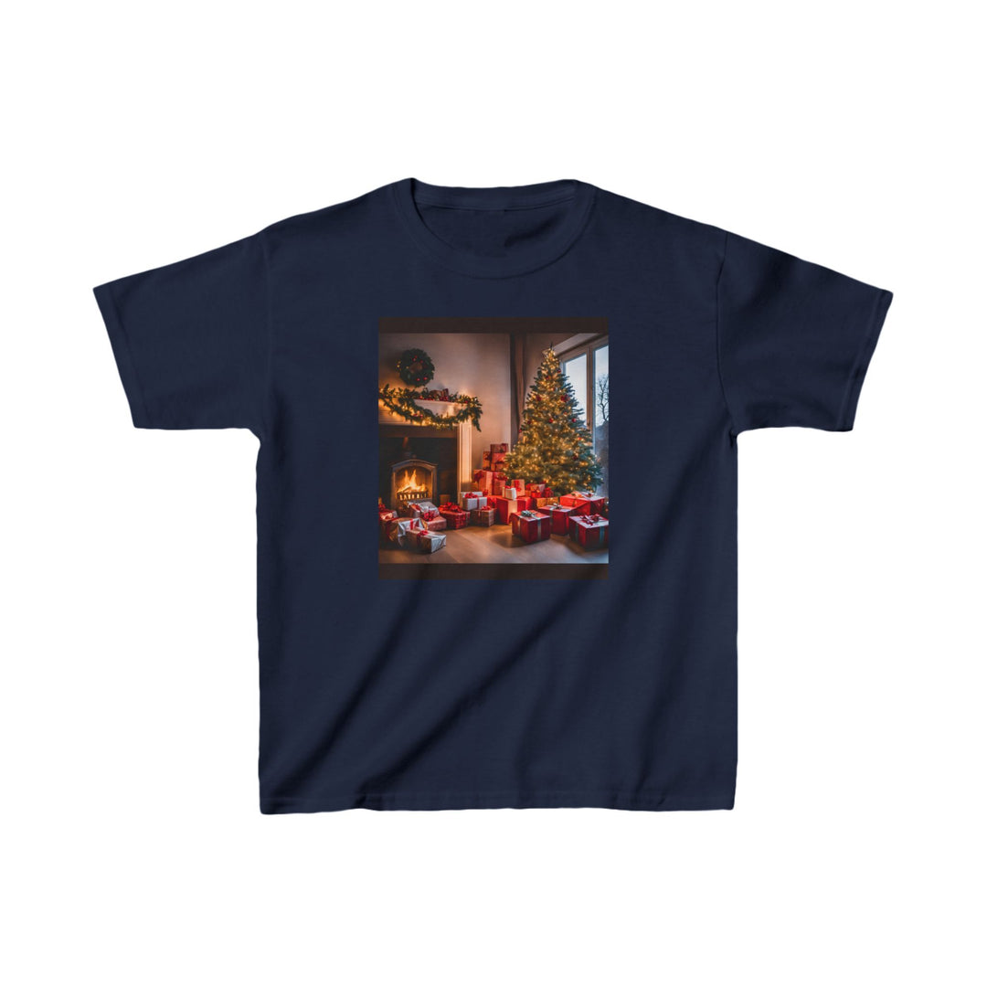 First Look Christmas Morning Kids Heavy Cotton™ Tee, 6 colors, 5 sizes