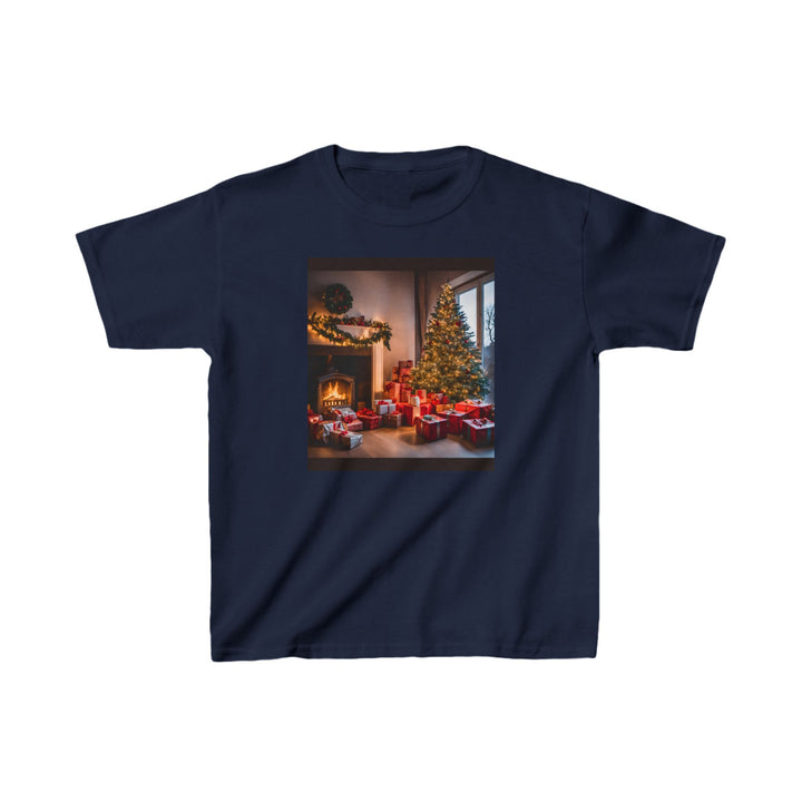 First Look Christmas Morning Kids Heavy Cotton™ Tee, 6 colors, 5 sizes
