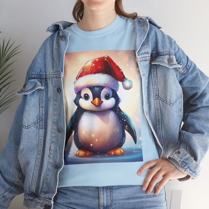 Cute Penguin T-shirt, Unisex, Christmas, 6 colors, 8 sizes