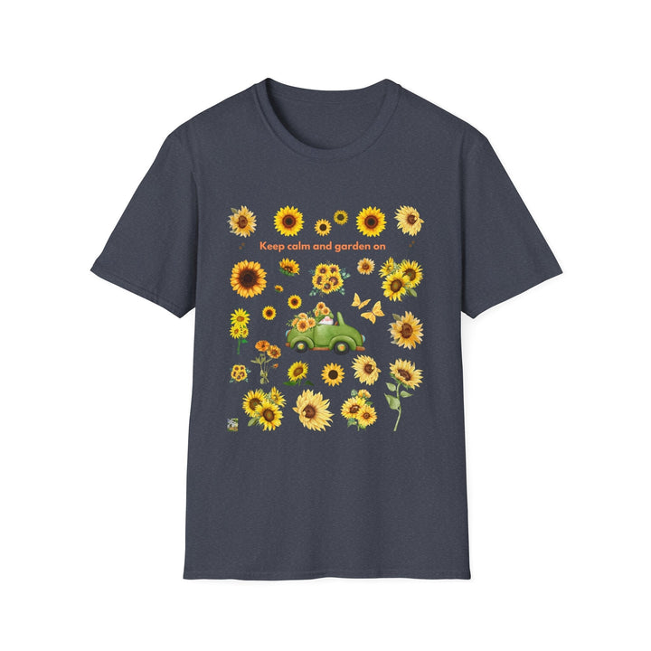 Sunflower Vibes T-Shirt 70s throwback Sunflowers VW bug unisex