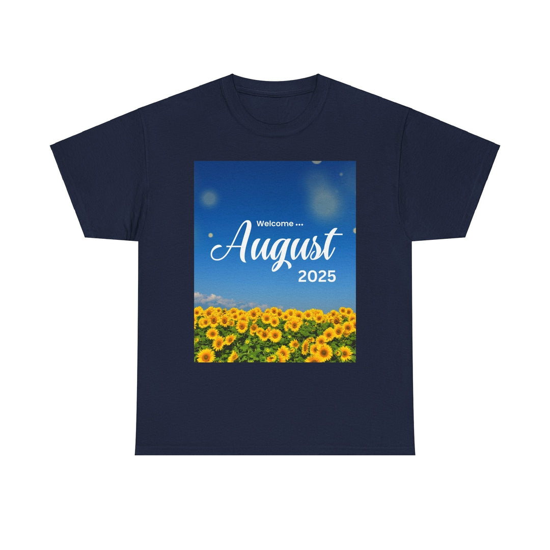 Hello Month of August 2025 T-shirt changing seasons