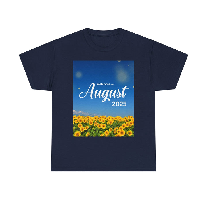 Hello Month of August 2025 T-shirt changing seasons