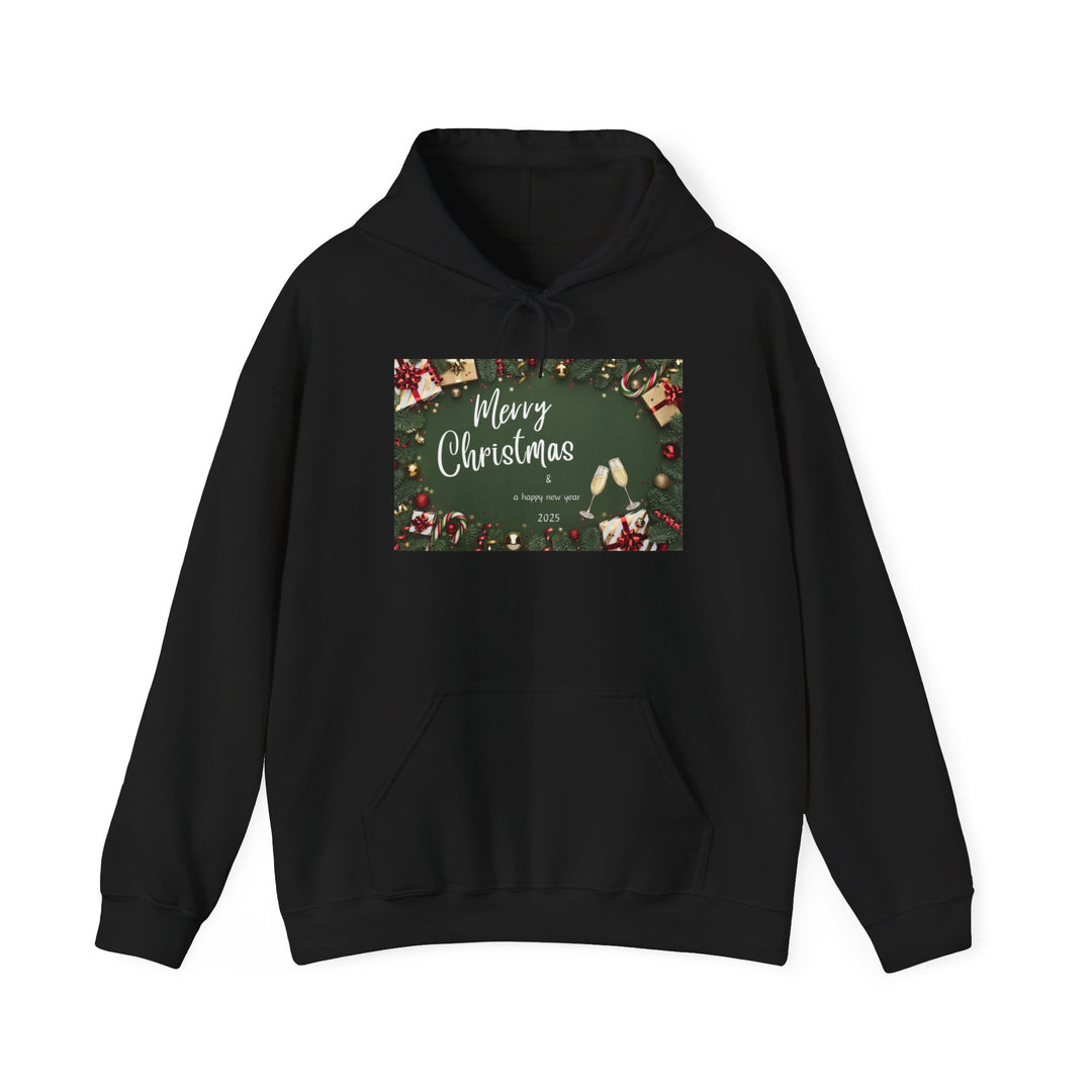 Merry Christmas Hooded Sweatshirt, 6 colors, 6 sizes, TicTok, Unisex
