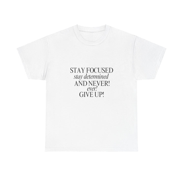 Never Give UP! T-shirt, Unisex, Christmas, 6 colors, 8 sizes