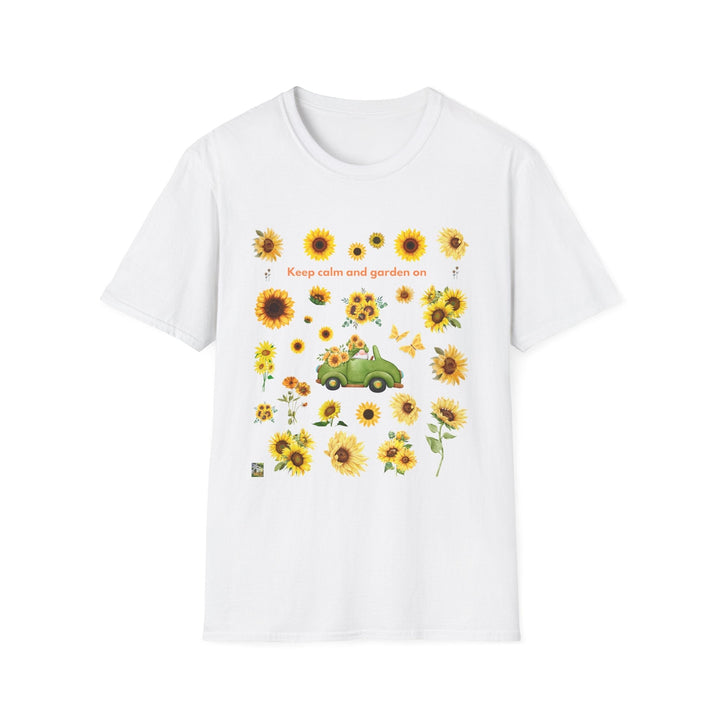 Sunflower Vibes T-Shirt 70s throwback Sunflowers VW bug unisex