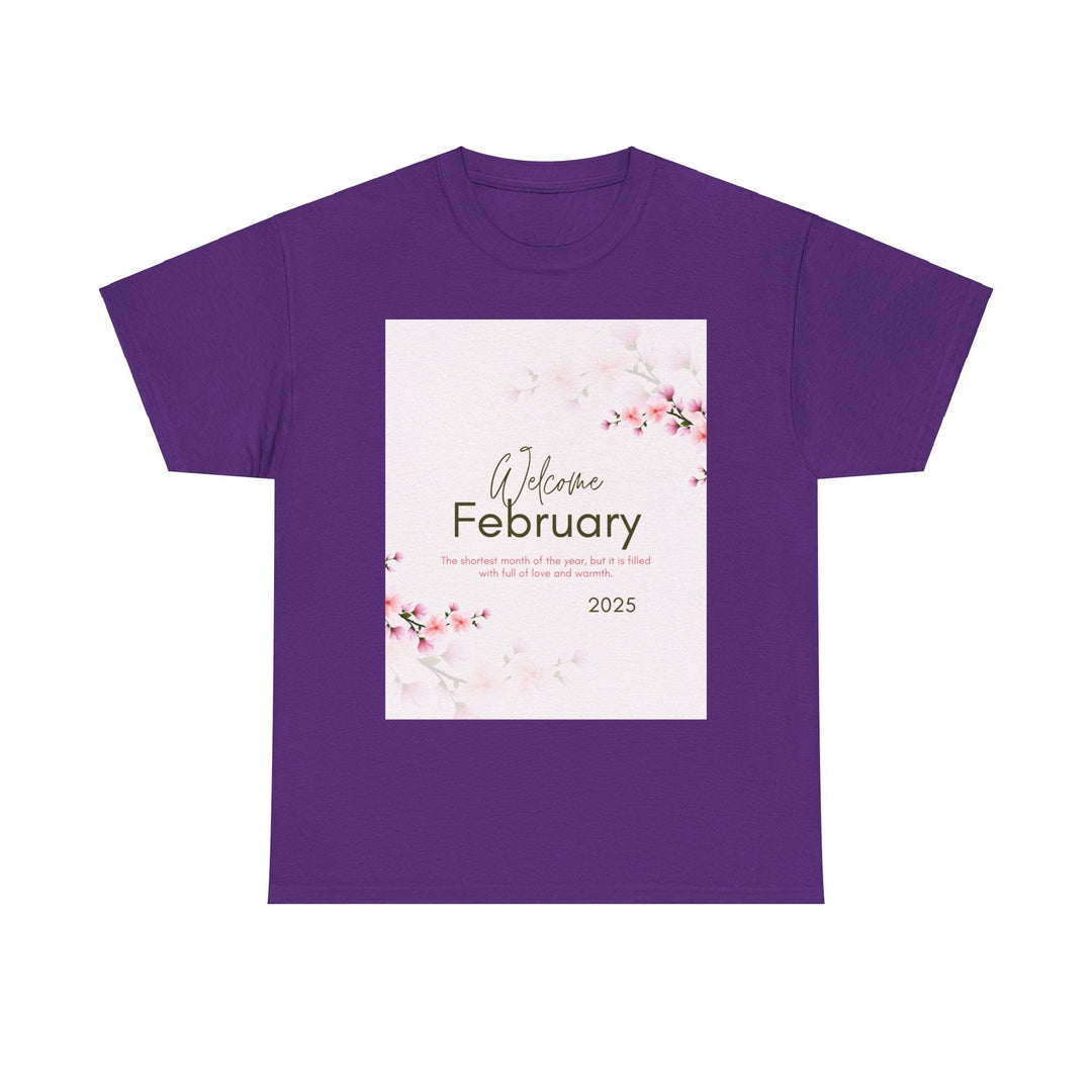 Hello Month of February 2025 T-shirt changing seasons
