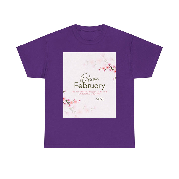 Hello Month of February 2025 T-shirt changing seasons