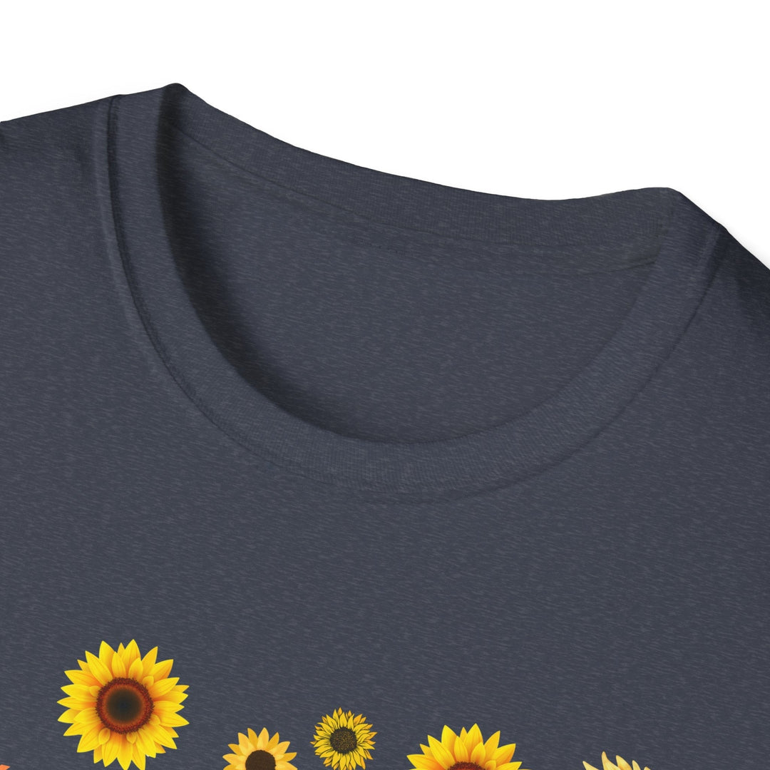 Sunflower Vibes T-Shirt 70s throwback Sunflowers VW bug unisex