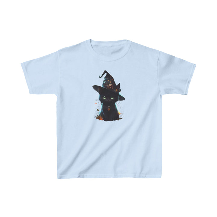 Halloween Black Cat Kids Heavy Cotton™ Tee, 6 colors, 5 sizes, TicTok