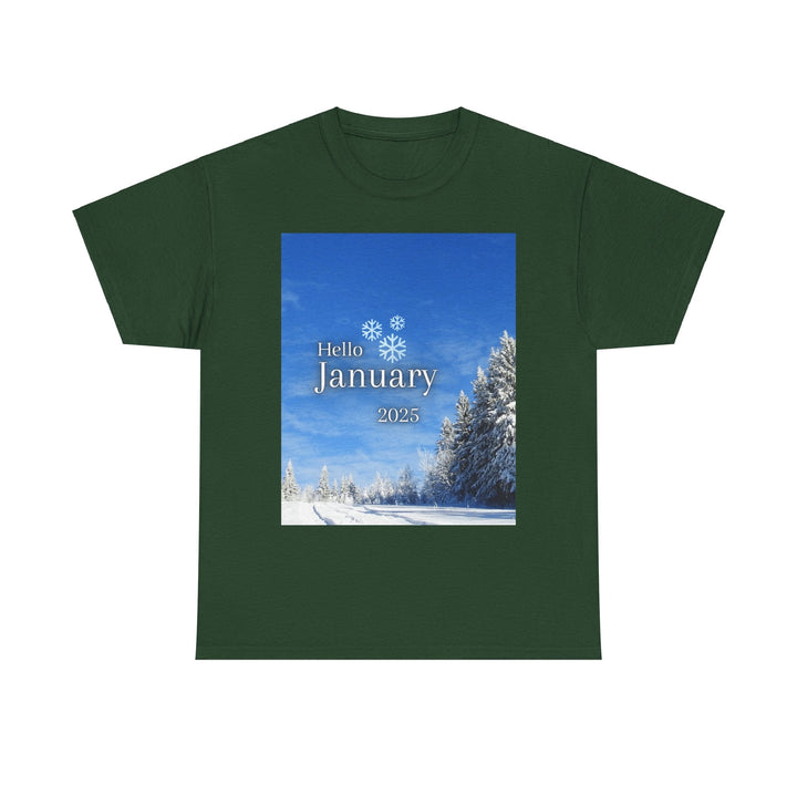 Hello Month of January 2025 T-shirt changing seasons