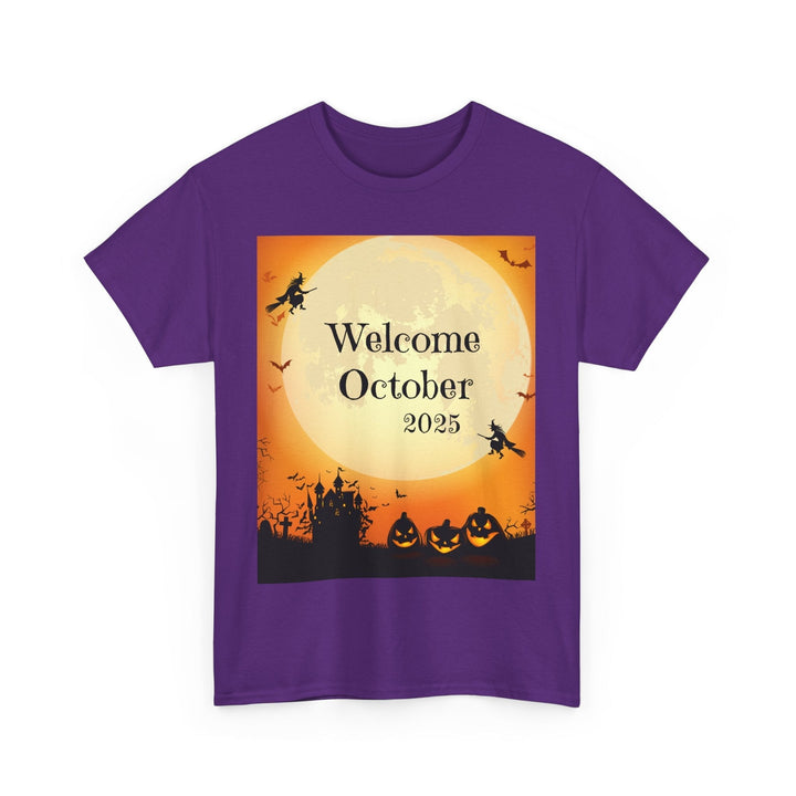 Hello Month of October 2025 T-shirt changing seasons