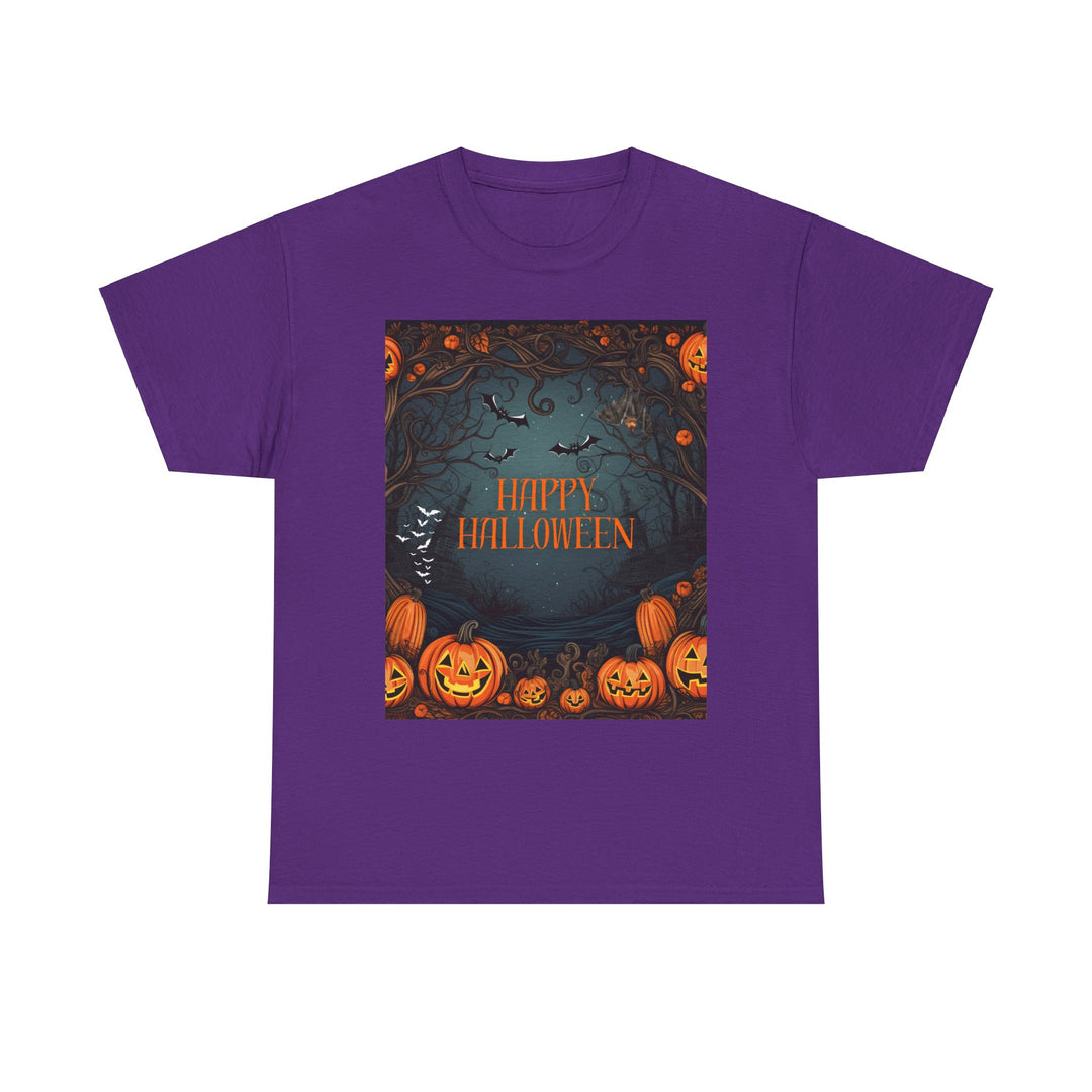 Happy Halloween T-shirt, halloween, Colorful, unisex, 6 colors, 8 sizes