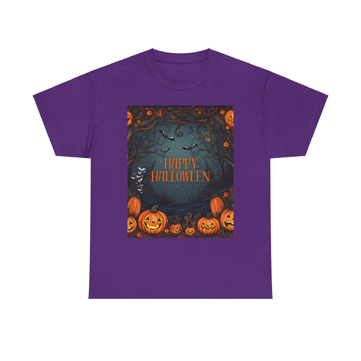 Happy Halloween T-shirt, halloween, Colorful, unisex, 6 colors, 8 sizes