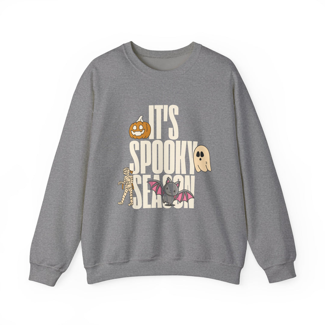 Spooky Season Sweatshirt, Crewneck, unique, heavy weight, available in 4 colors and 6 sizes