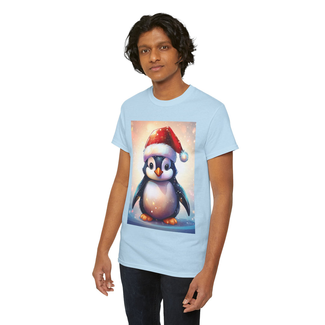 Cute Penguin T-shirt, Unisex, Christmas, 6 colors, 8 sizes