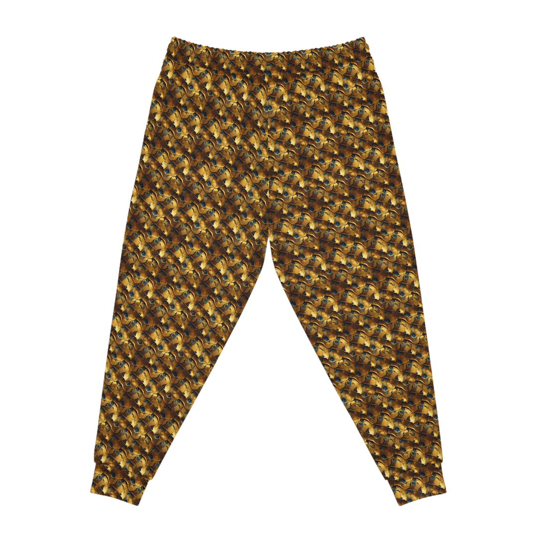 Gold Camo Unisex Athletic Joggers. 1 color, 6 sizes